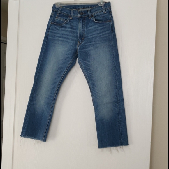 Levi's Denim - Levi's 505 orange tab straight crop W27/23L